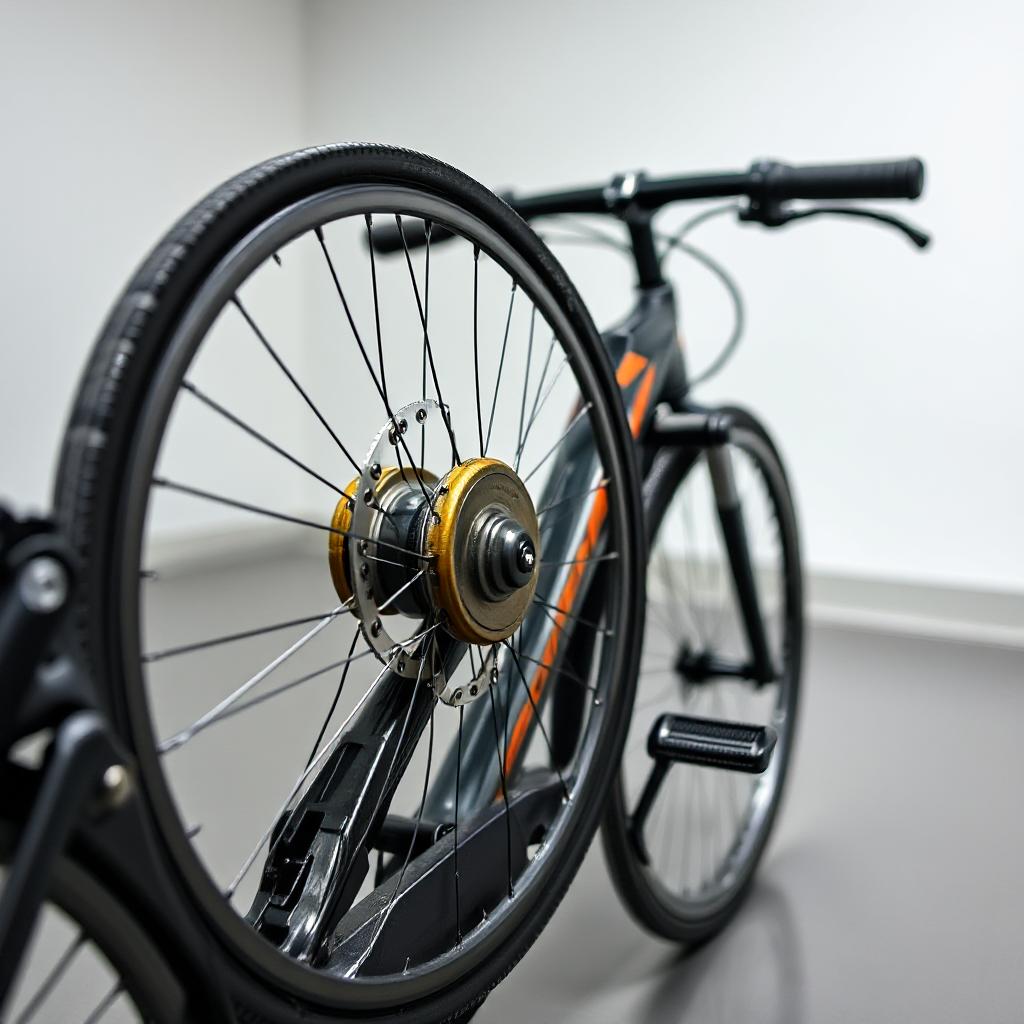 Cykelservice i aktion